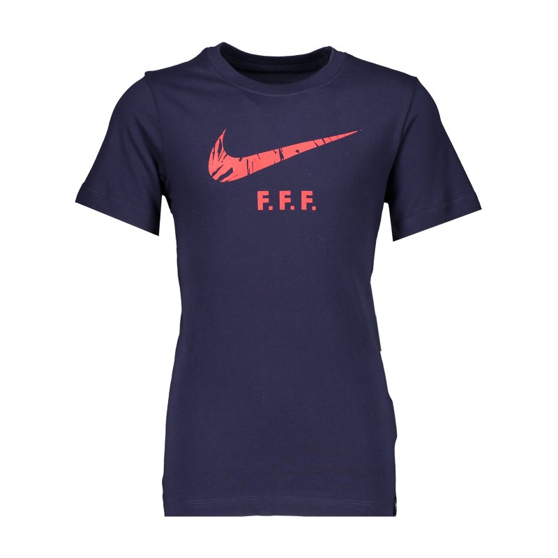 Nike Frankreich Ground Tee T-Shirt Kids Blau F498 - blau