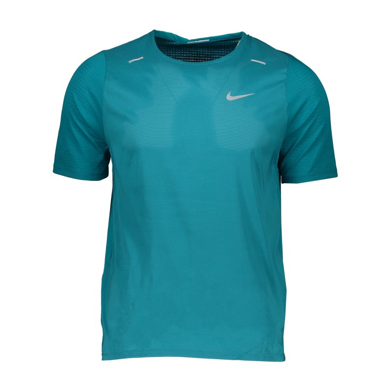 Nike Breathe Rise 365 T-Shirt Running Blau F467 - tuerkis