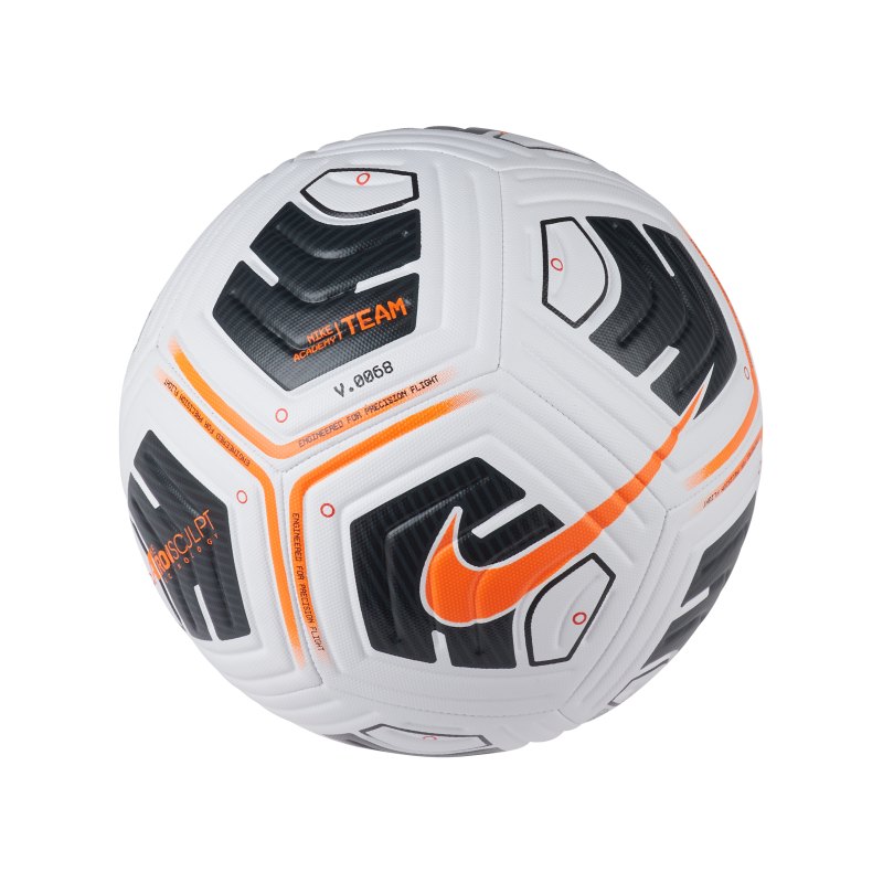 Nike Academy Team Trainingsball Weiss Orange F101 - weiss