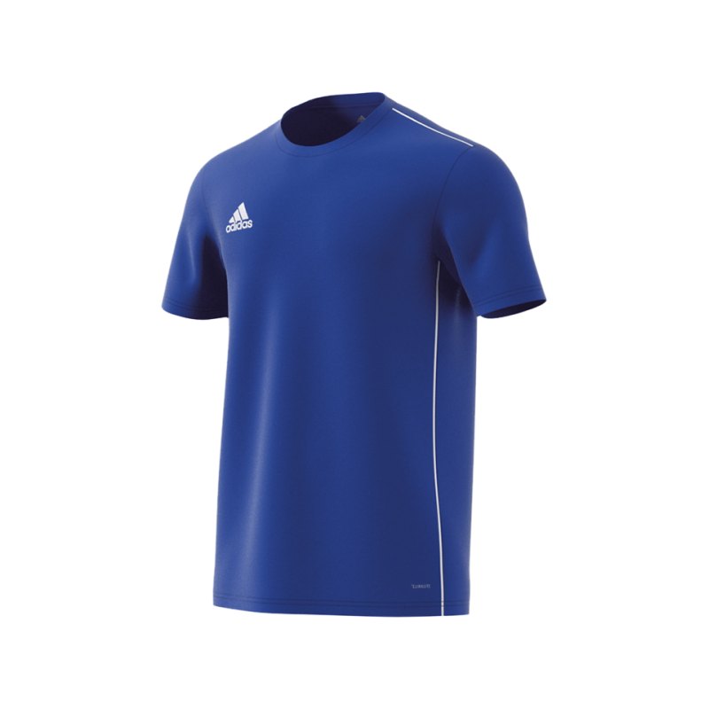 adidas Core 18 Trainingsshirt Blau Weiss - blau