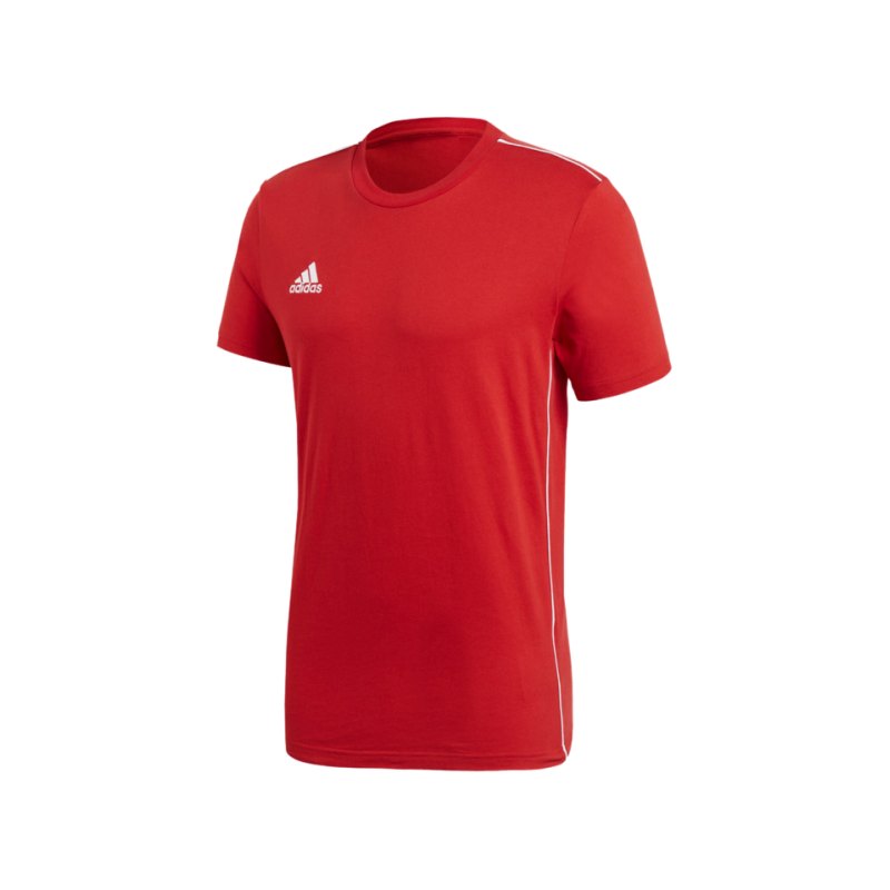 adidas Core 18 Tee T-Shirt Rot Weiss - rot