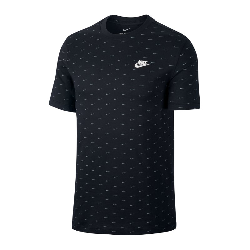 Nike Sportswear Mini Swoosh T-Shirt Schwarz F010 - schwarz