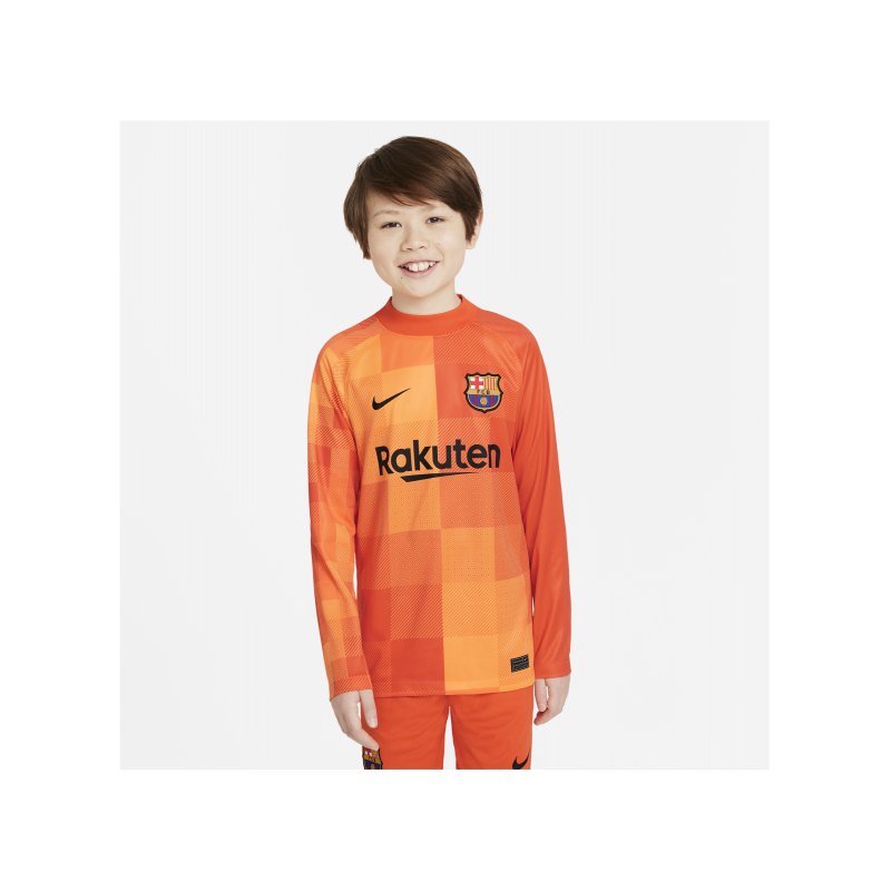 Nike FC Barcelona Torwarttrikot 2021/2022 Kids F838 - orange