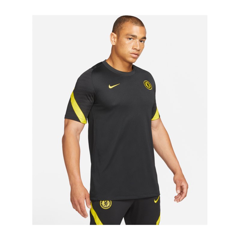 Nike FC Chelsea London Trainingsshirt Schwarz F011 - schwarz