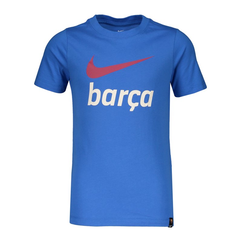 Nike FC Barcelona Swoosh T-Shirt Kids Blau F403 - blau