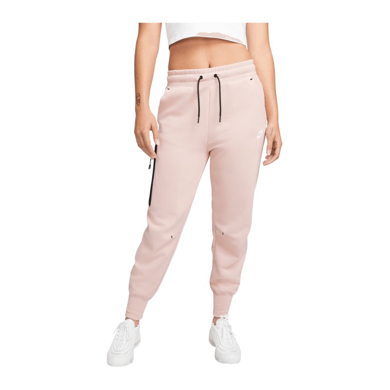 Nike Tech Fleece Jogginghose Damen Pink Weiss F601 - pink