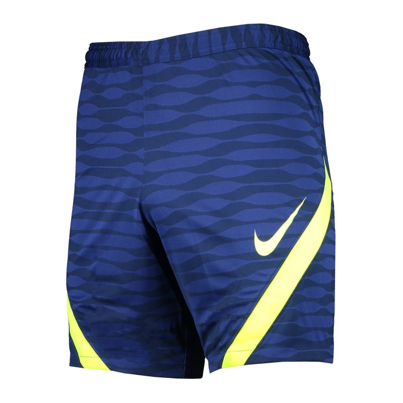 Nike Strike 21 Knit Short Blau Gelb F492 - blau