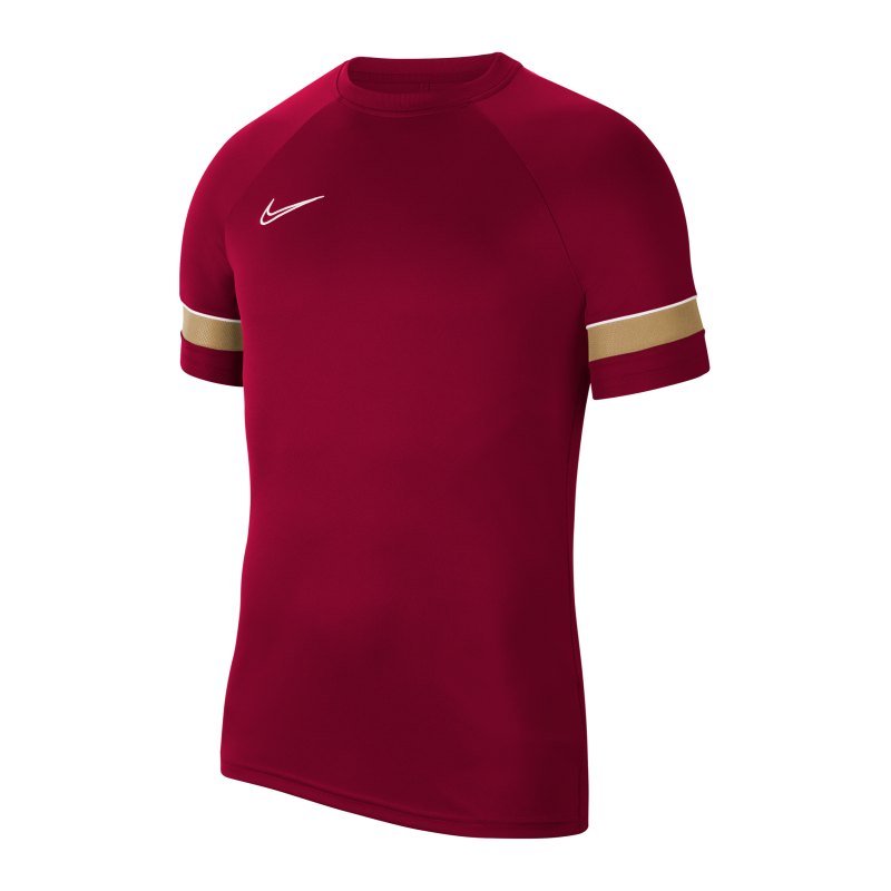 Nike Academy 21 T-Shirt Rot Weiss F677 - rot