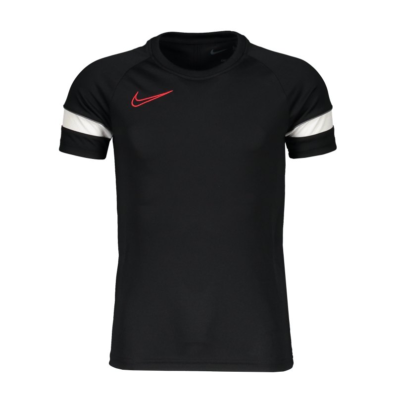 Nike Academy 21 T-Shirt Kids Schwarz Grau F013 - schwarz