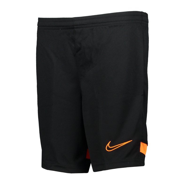 Nike Academy 21 Short Kids Schwarz Orange F017 - schwarz