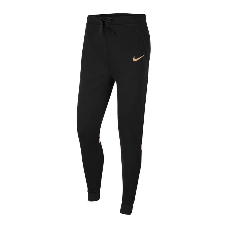 Nike Fleece Jogginghose Schwarz F013 - schwarz