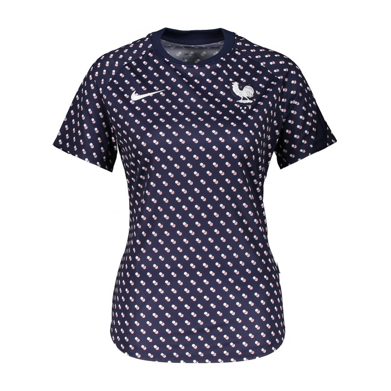 Nike Frankreich Prematch Shirt Frauen EM 2022 Blau F498 - blau