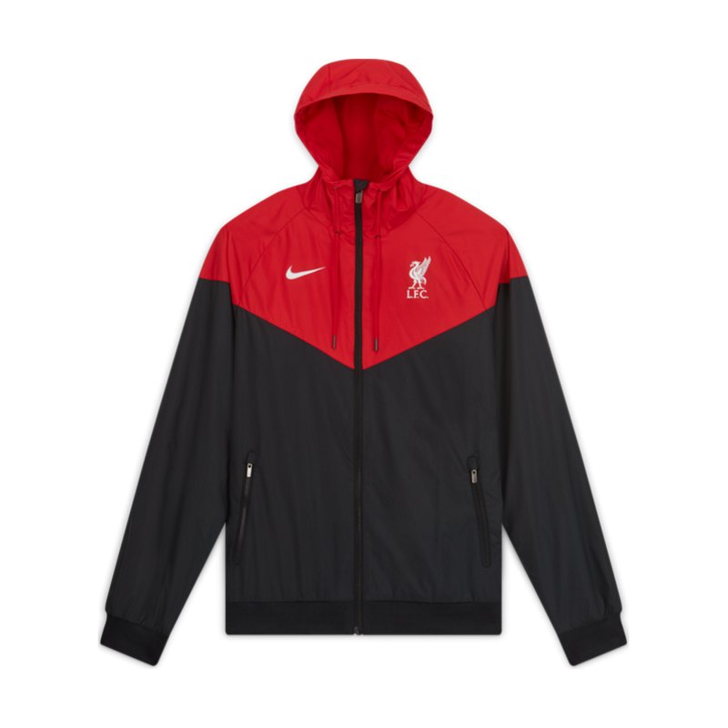 Nike FC Liverpool Woven Windrunner Schwarz F010 - schwarz