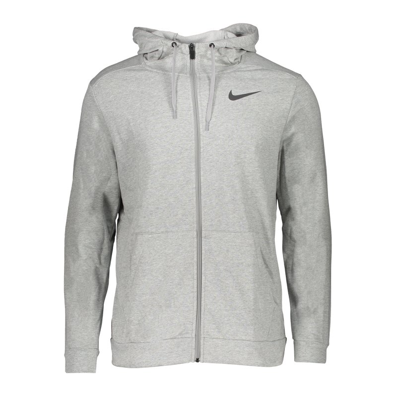 Nike Dri-FIT Fleece Kapuzenjacke Tall Grau F063 - grau
