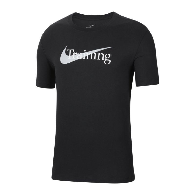 Nike Swoosh Training T-Shirt Schwarz F010 - schwarz