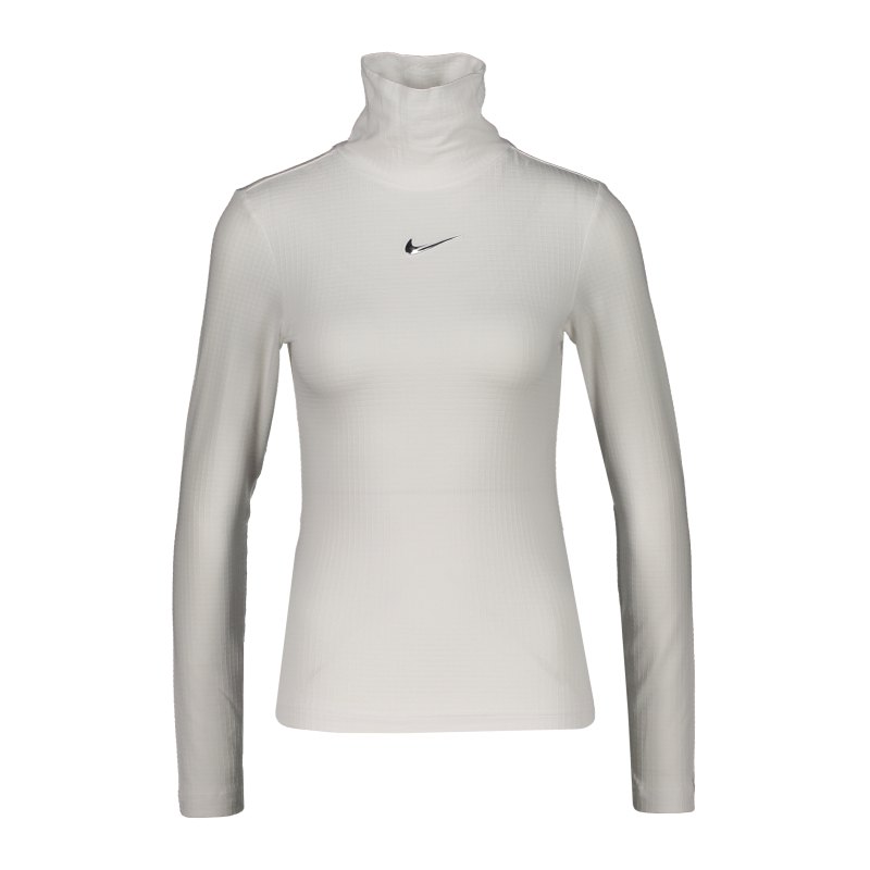 Nike Swoosh Mock Sweatshirt Damen Weiss F100 - weiss