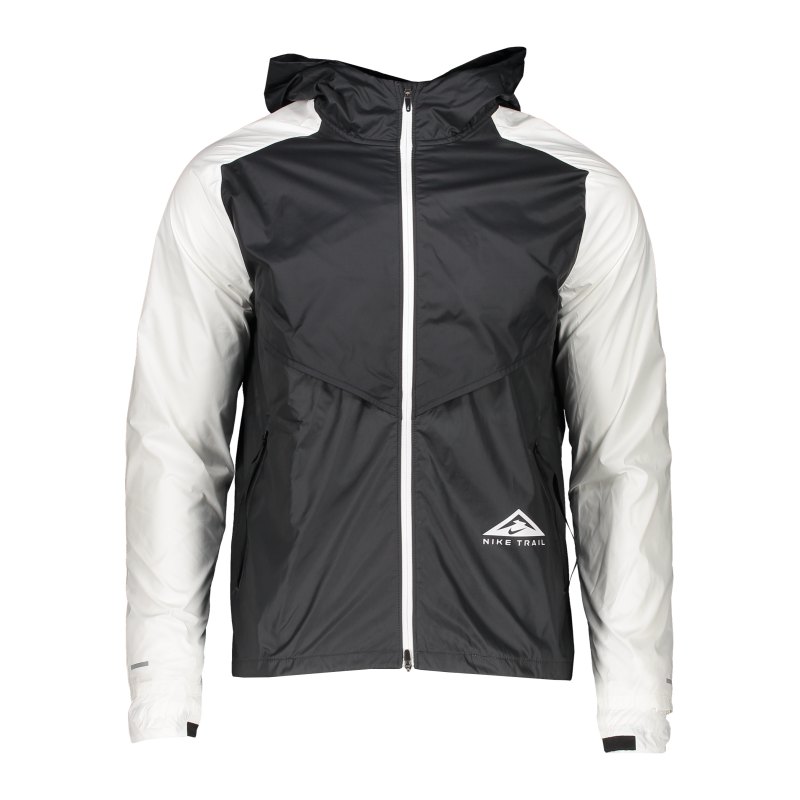 Nike Windrunner Trail Jacke Running Schwarz F010 - schwarz