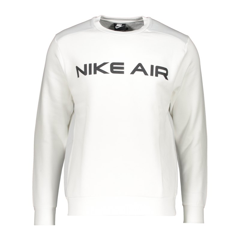 Nike Air Fleece Sweatshirt Weiss Grau F100 - weiss