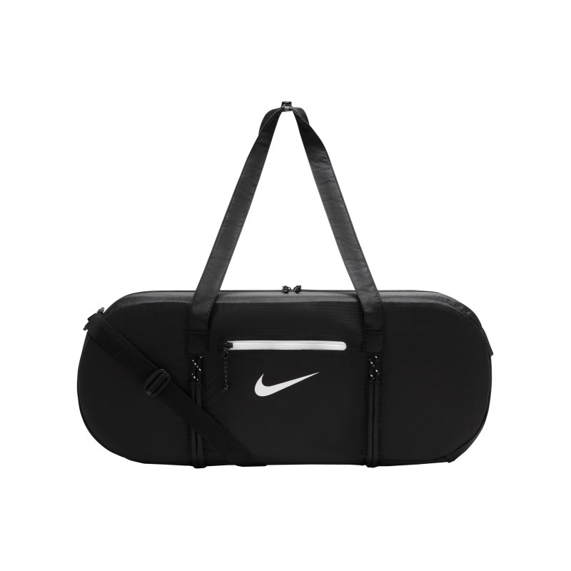 Nike Stash Sporttasche Schwarz Weiss F010 - schwarz