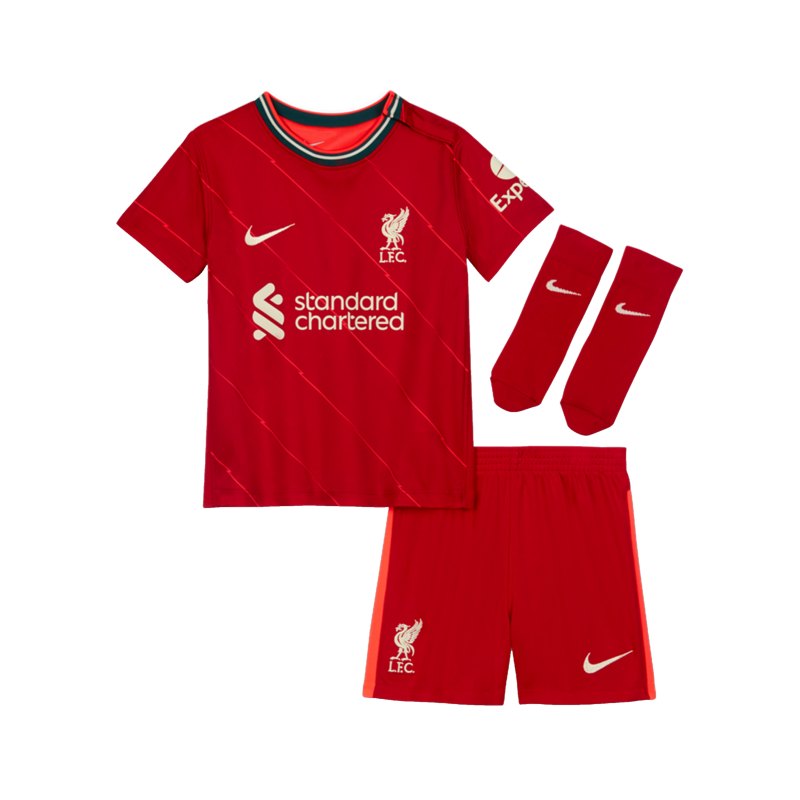 Nike FC Liverpool Babykit Home 2021/2022 F688 - rot