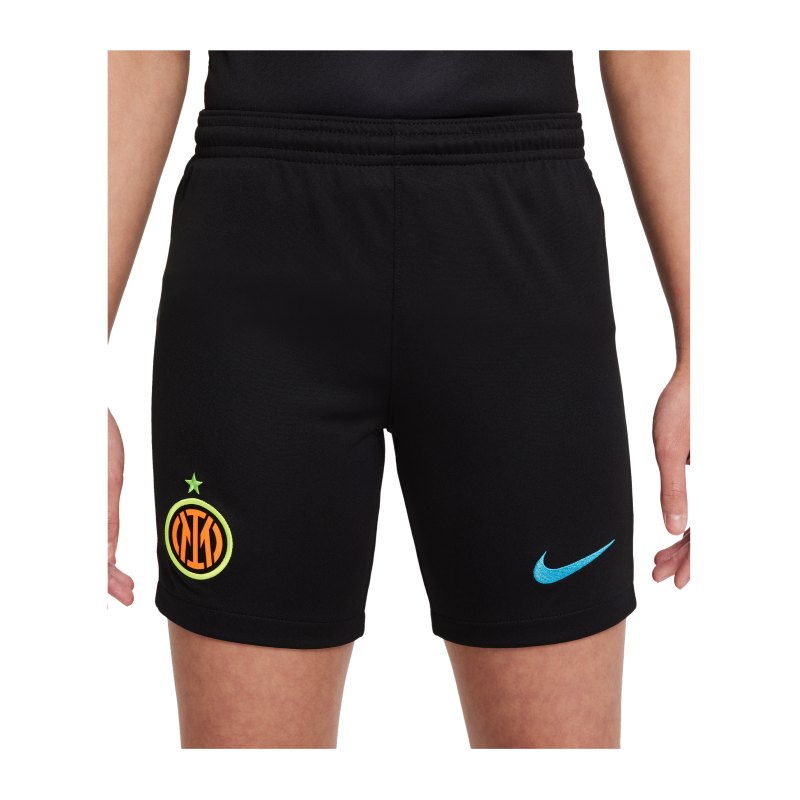 Nike Inter Mailand Short UCL 2021/2022 Kids Schwarz F010 - schwarz