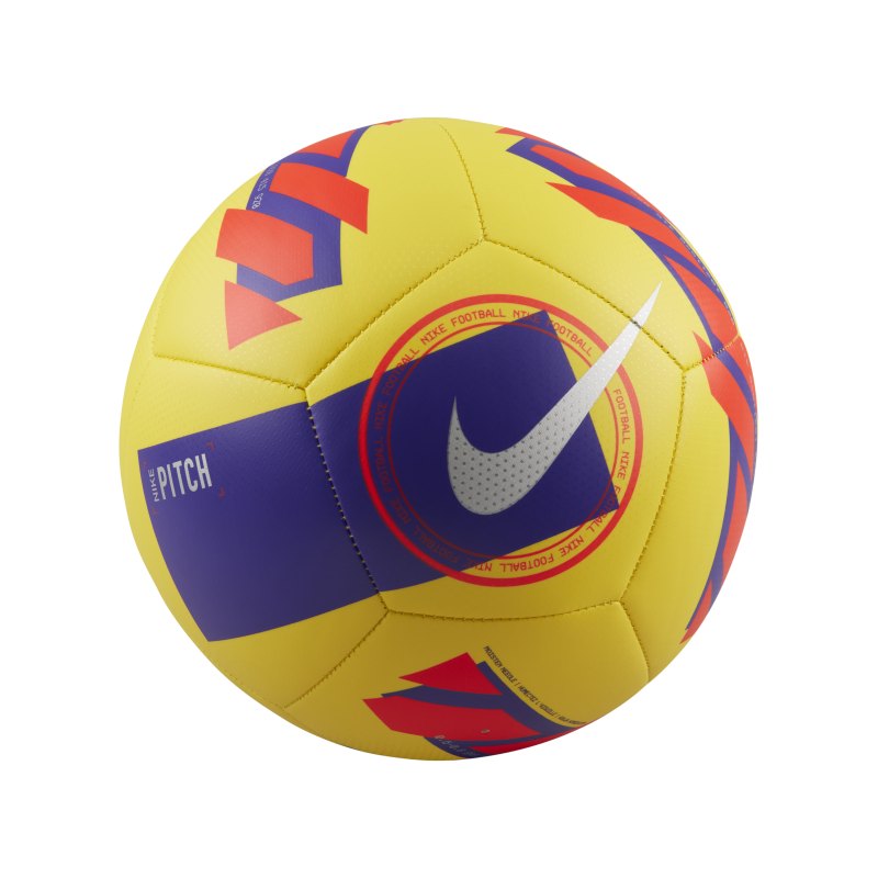 Nike Pitch Fussball Gelb Lila Rot Silber F710 - gelb
