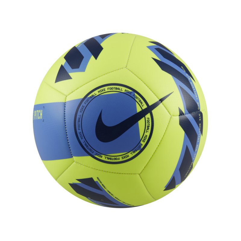 Nike Pitch Recharge Fussball Gelb Blau F703 - gelb