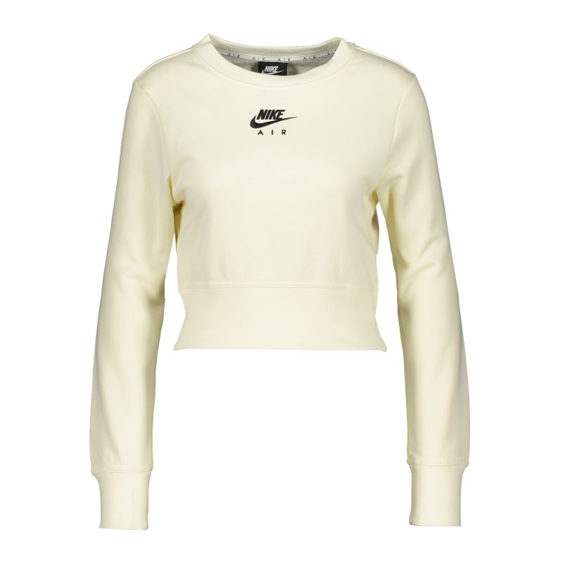 Nike Air Fleece Sweatshirt Damen Beige F113 - beige