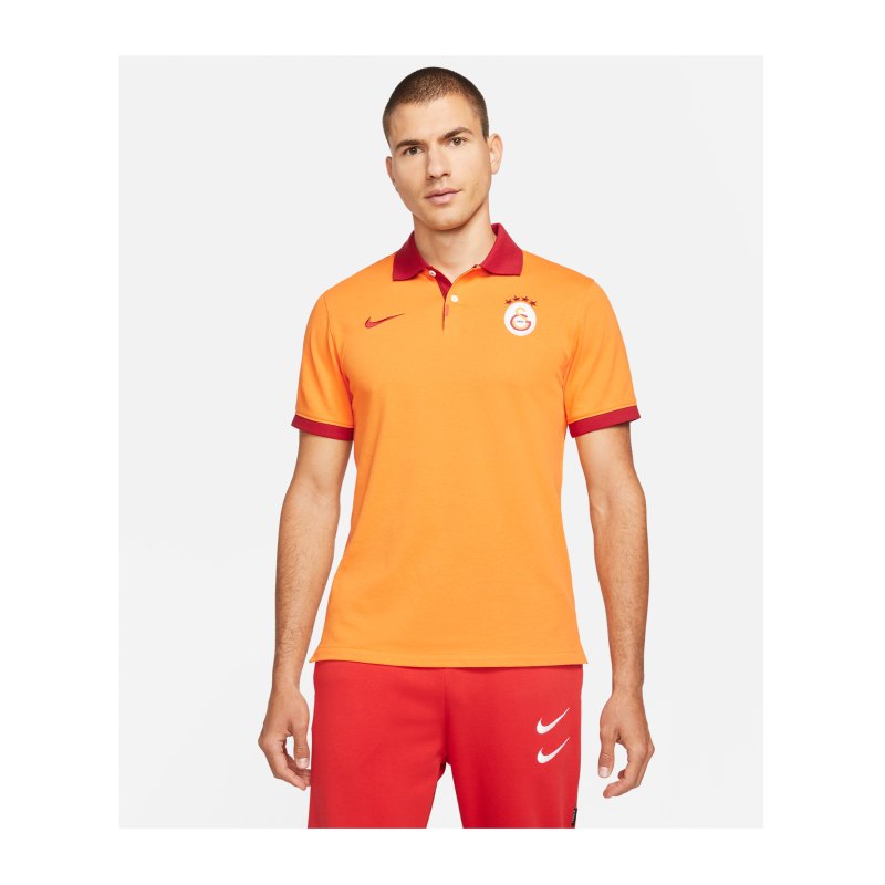 Nike Galatasaray Istanbul Poloshirt Orange F836 - orange