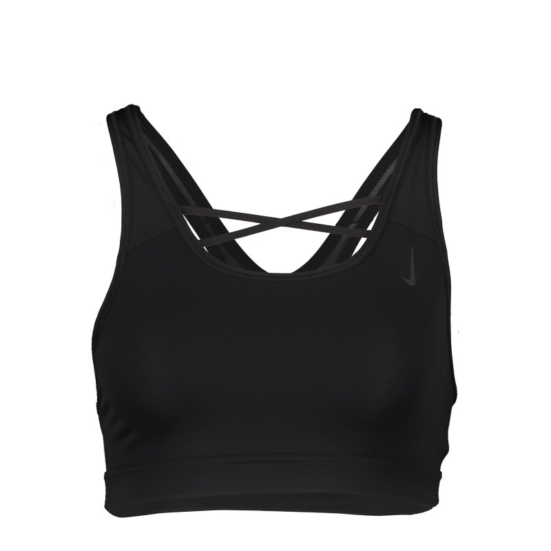 Nike Yoga Strappy Sport-BH Training Damen F010 - schwarz