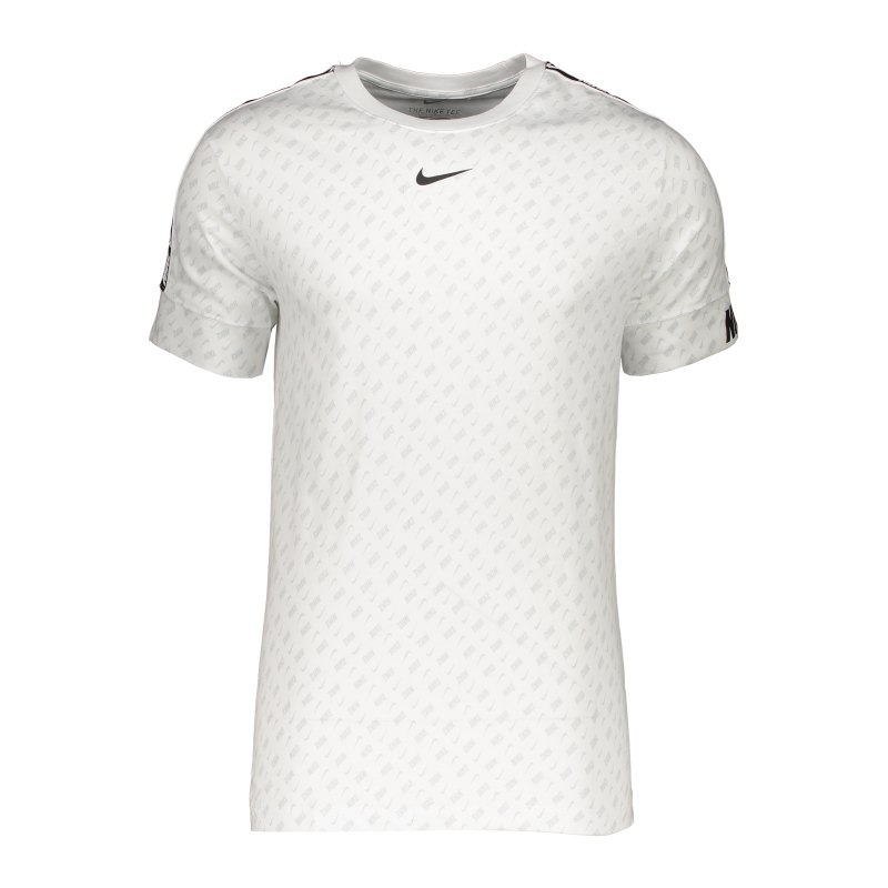 Nike Repeat Print T-Shirt Weiss F100 - weiss
