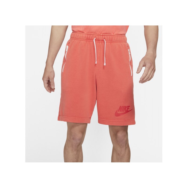 Nike Essentials+ French Terry Short Rot F605 - rot