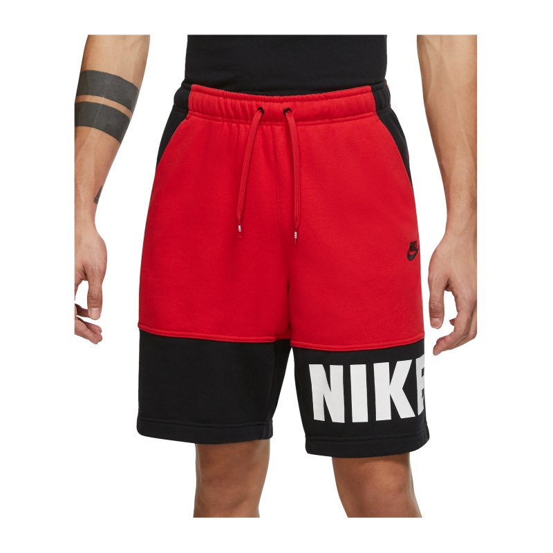 Nike Essentials+ French Terry Shorts Rot F657 - rot