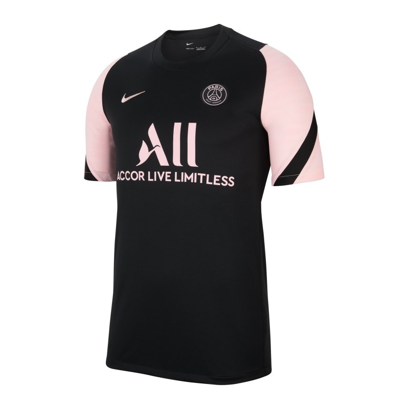 Nike Paris St. Germain Trainingsshirt Schwarz F011 - schwarz