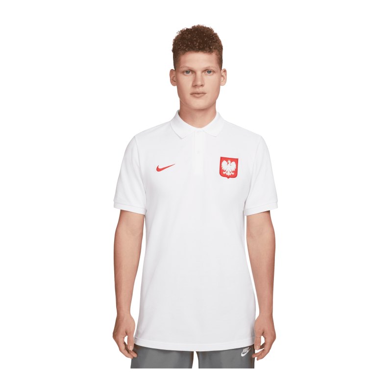 Nike Polen Poloshirt Weiss F100 - weiss