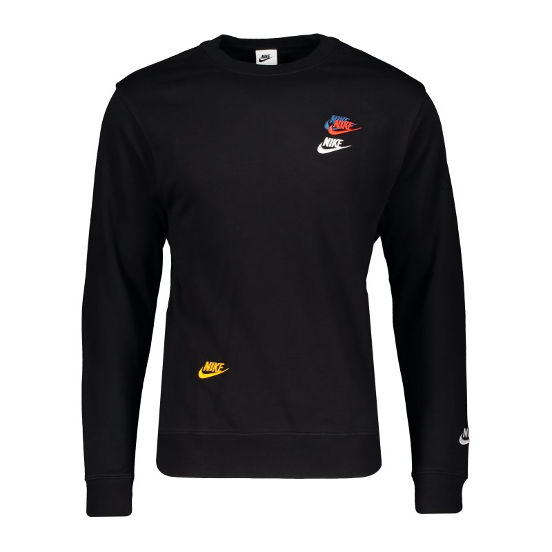 Nike Essential French Terry Crew Sweatshirt F010 - schwarz