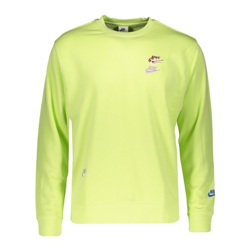 Nike Essential French Terry Crew Sweatshirt F736 - gruen