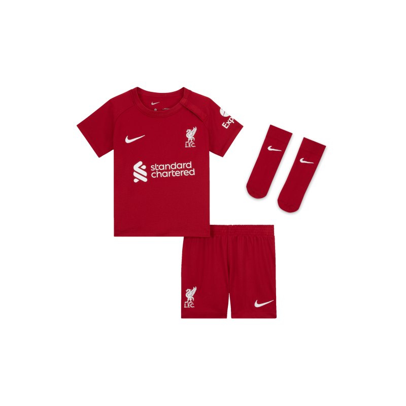 Nike FC Liverpool Babykit Home 2022/2023 Rot F609 - rot