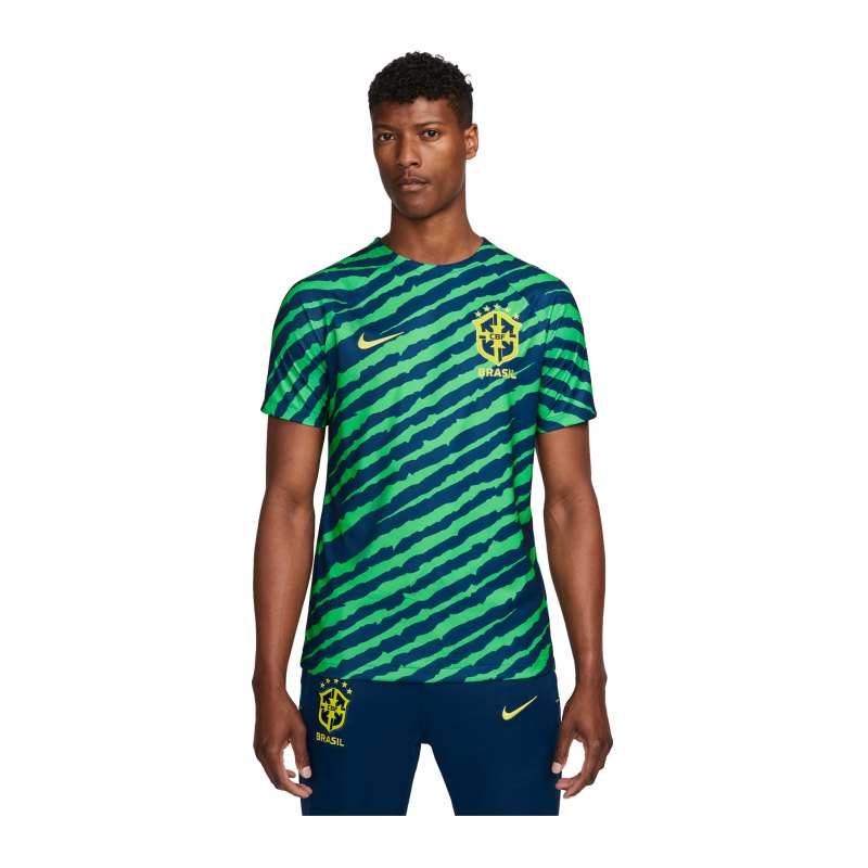 Nike Brasilien Trainingsshirt Blau F490 - blau