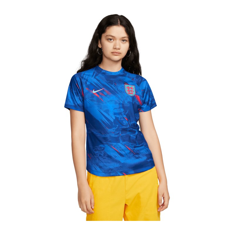 Nike England Prematch Shirt WM 2022 Damen F492 - blau