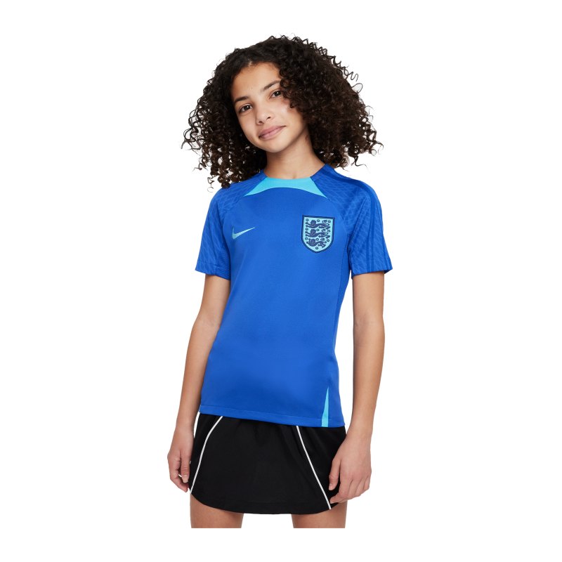 Nike England Strike Trainingsshirt Kids Blau F480 - blau