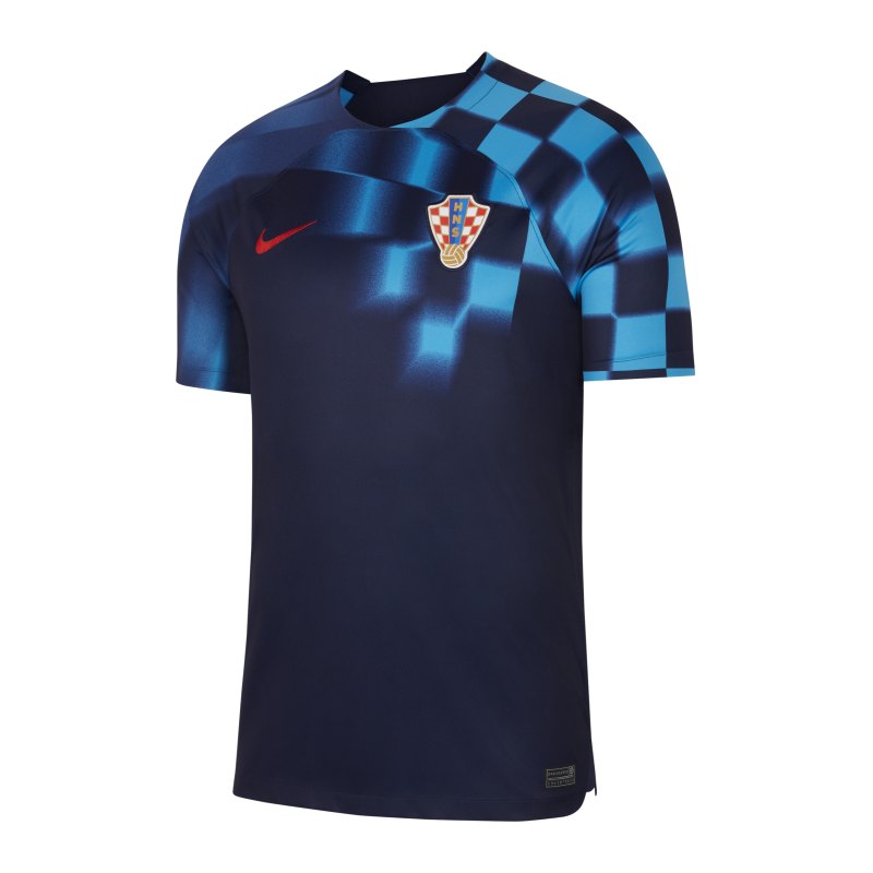 Nike Kroatien Trikot Away WM 2022 Blau F498 - blau