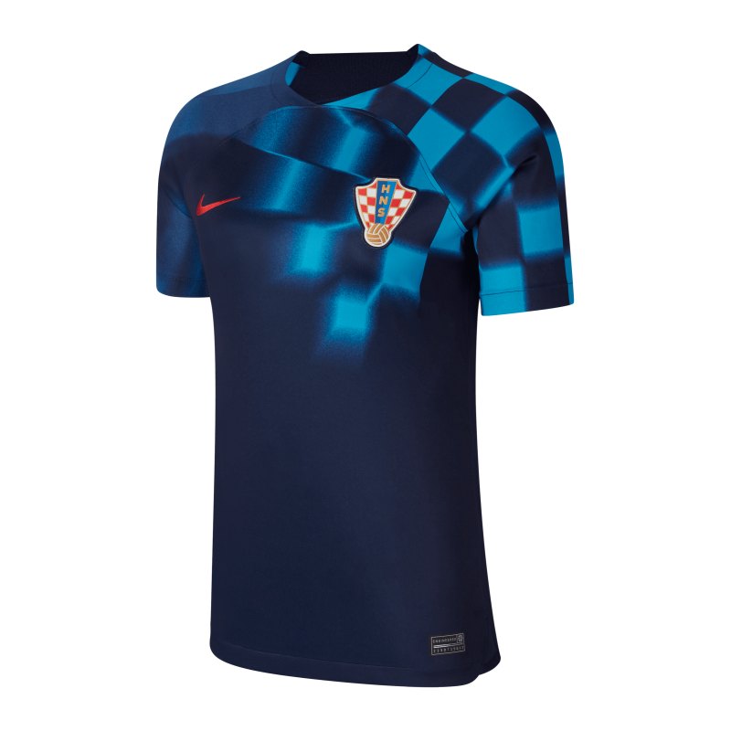 Nike Kroatien Trikot Away WM 2022 Damen F498 - blau