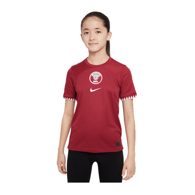 Nike Katar Trikot Home WM 2022 Kids Rot F647 - rot