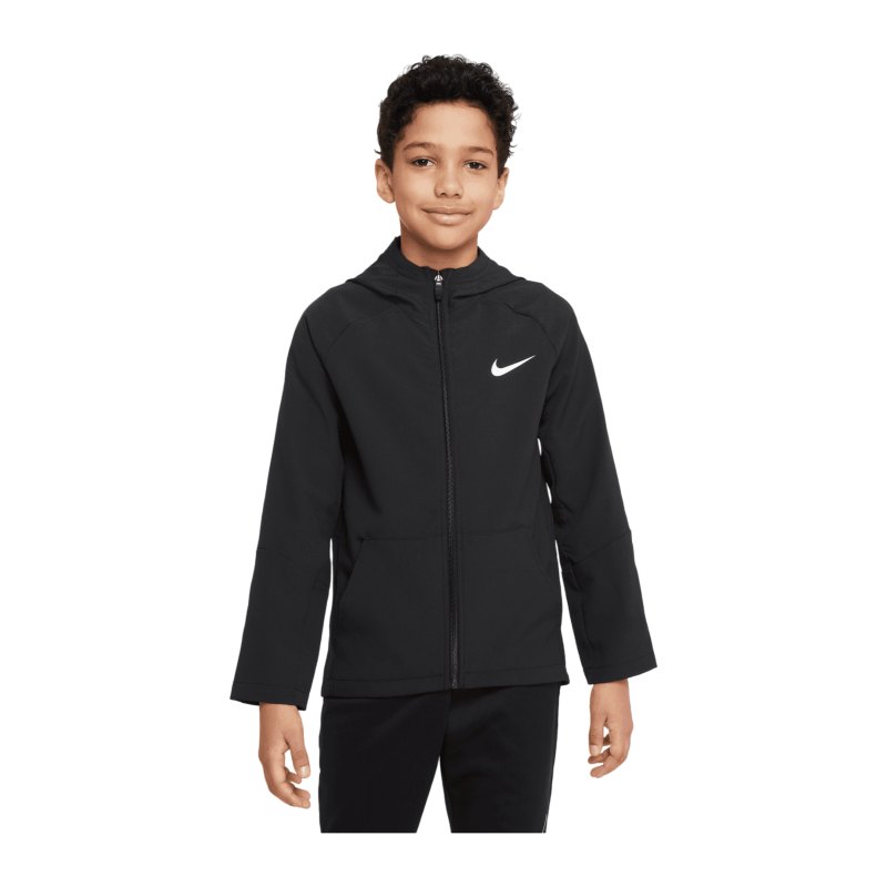 Nike Woven Jacke Kids Schwarz F010 - schwarz