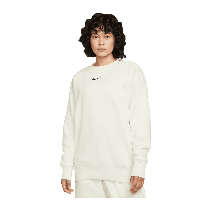Nike Style Oversized Sweatshirt Damen Weiss F133 - weiss