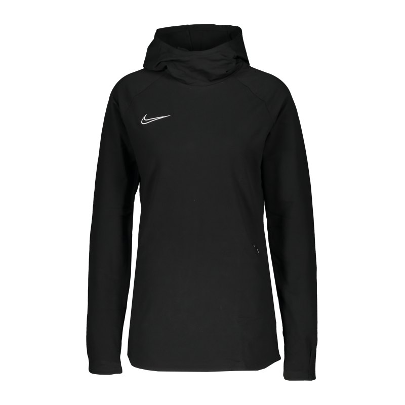 Nike Academy Hoody Damen Schwarz Weiss F010 - schwarz