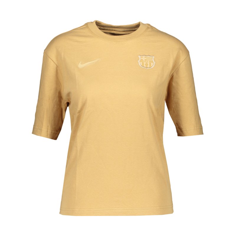Nike FC Barcelona Ignite T-Shirt Damen Gelb F714 - gold