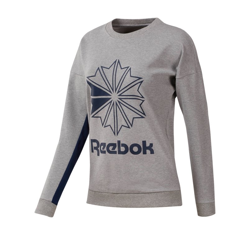 Reebok Classics FT Big Logo Sweatshirt Damen Grau - grau