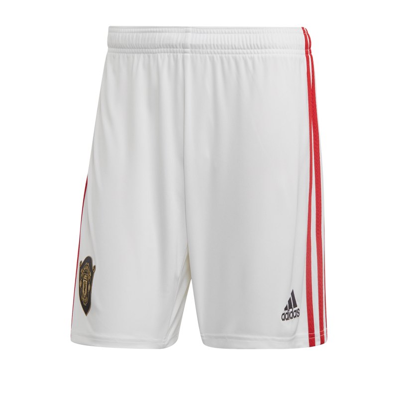 adidas Manchester United Short Home 2019/2020 - Weiss
